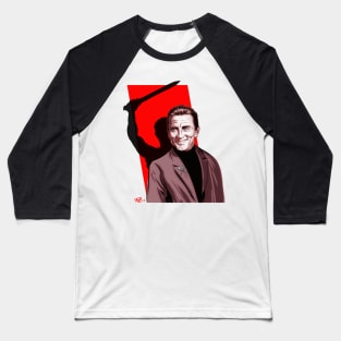 Kirk Douglas - An illustration by Paul Cemmick Baseball T-Shirt